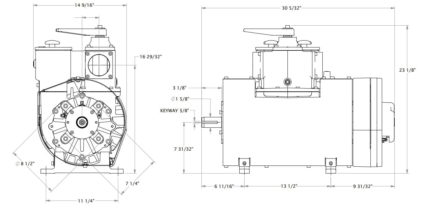 Masport TITAN Vacuum Pump Australian Portable Toilets